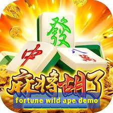 fortune wild ape demo